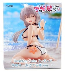 Taito Desktop Cute Figure: Tsuki Uzaki (Swimsuit Version) on the Beach