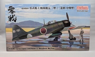 파인몰즈 1/48 일본 제국 해군 A6M 제로 Type 52 함재전투기 (미쓰비시, 중기형)
