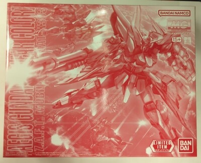 BANDAI SPIRITS MG 1/100 Mobile Suit Gundam Seed Aegis Gundam (Clear Color) LIMITED