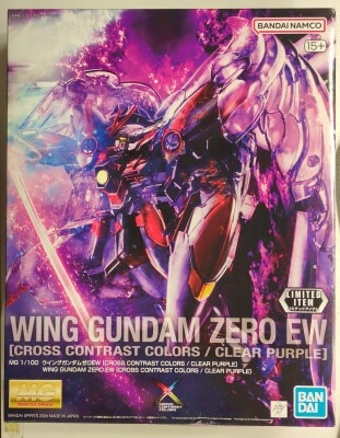 BANDAI SPIRITS MG 1/100 Mobile Suit Wing Gundam Zero EW [CROSS CONTRAST COLORS / CLEAR PURPLE] LIMITED image 1