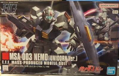 Bandai Spirits HGUC 1/144 Bandai Spirits version Nemo (Unicorn Ver.) / Bandai Namco version 140