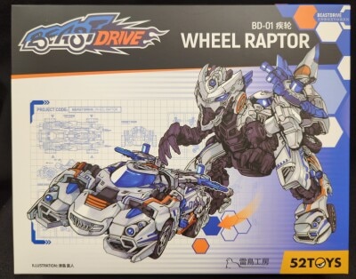 52Toys BEAST DRIVE WHEEL RAPTOR BD01 imagen 1