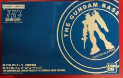 Bandai Spirits HGUC Gundam Base Limited 1/144 Gundam Gold Coating Bandai Namco Version