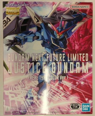 BANDAI SPIRITS MG/GUNDAM NEXT FUTURE Limited Edition 1/100 Mobile Suit Gundam Seed Justice Gundam(Real Type Color ver.)