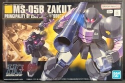 Bandai Spirits HGUC 1/144 Bandai Namco Zaku I Black Tri-Stars Specification 8+ Label 068