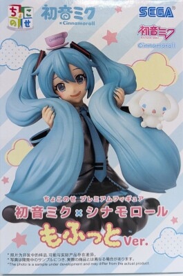 セガ ちょこのせ プレミアムフィギュア 初音ミク×シナモロール もふっとVer.