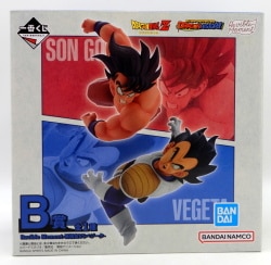 BANDAI SPIRITS Ichiban Kuji Dragon Ball HISTORY B Prize Son Goku and Vegeta Revible Moment รูปภาพ 1