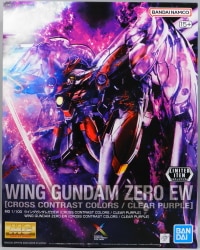 BANDAI SPIRITS MG 1/100 Mobile Suit Wing Gundam Zero EW [CROSS CONTRAST COLORS / CLEAR PURPLE] LIMITED