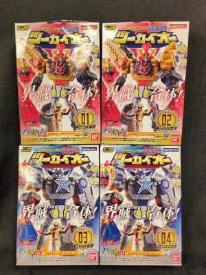 Bandai Minipla Zenkai Gattai series 03 Kaizoku Gattai Two Kaioh Kikai Sentai Zenkaiger Complete 4 Type Set Minipla Zenkai Gattai series 03 Kaizoku Gattai Two Kaioh