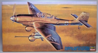 Hasegawa 1/48 Junkers Ju87G-2 Stuka Tankbuster German Air Force Anti-tank Attack Aircraft JT54