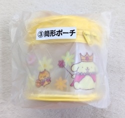 Sanrio Pompompurin Atari Kuji , May 3, 2026: Cylindrical Pouch Bild 1