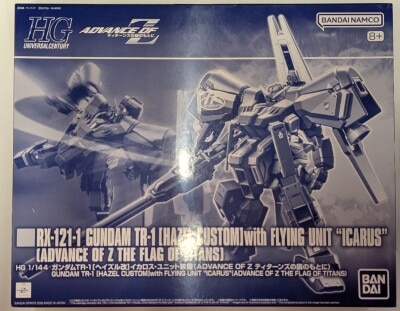 Bandai Spirits HG 1/144 ADVANCE OF Z Under the Flag of the Titans Gundam TR-1 Hazel Custom Icaros Unit Equipped ADVANCE OF Z Under the Flag of the Titans