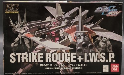 Bandai HG 1/144 Mobile Suit Gundam Seed MSV Strike Rouge+ IWSP 01 图片 1
