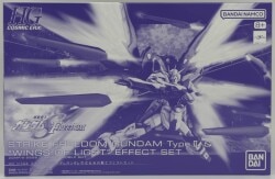 Bandai Spirits HG 1/144 Mobile Suit Gundam Seed FREEDOM Strike Freedom Gundam Type-2 & Light Wings Effect Set