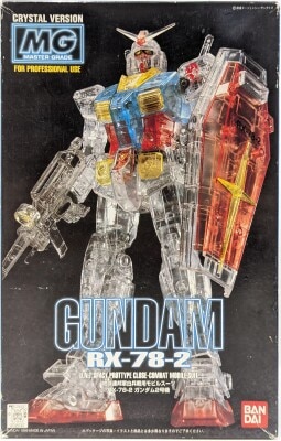 Bandai MG 1/100 Mobile Suit Gundam RX-78-2 Gundam Unit 2 Crystal version 图片 1