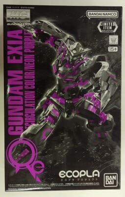 BANDAI SPIRITS MG/Ecopla Project Mobile Suit Gundam 00 Gundam Exia Recirculation Color/Neon Purple LIMITED รูปภาพ 1