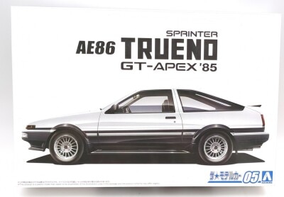 Aoshima 1/24 The Model Car Toyota AE86 Splinter Trueno GT-APEX '85 5