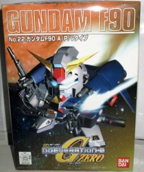 Bandai BB Senshi/G Generation G Zero Mobile Suit Gundam F90 (A/P/V) Type G22