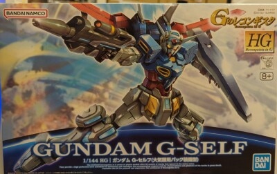 Bandai Spirits HG 1/144 Gundam G-Self (Atmospheric Pack Equipped Type) 8+ Marking 01 image 1