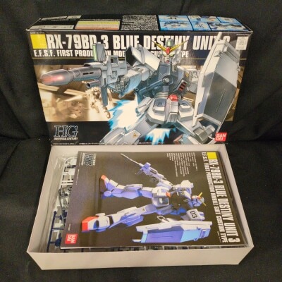 Bandai 1/144 HGUC RX-79BD-3 Blue Destiny Unit 3 082 รูปภาพ 1