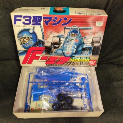 1/32 プルバックスプリング付き ゼンマイ玩具 ロクダ/小学館 F3 セイントマシン/セイント一人 2