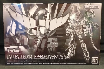 Bandai Spirits RG Mobile Suit Gundam NT (Narative) Unicorn Gundam Unit 3 Phenex (Narrative Bandai Namco version