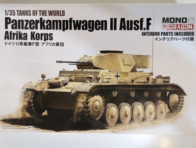 MONO 1/35 Tanks of The World ドイツ II号戦車F型アフリカ軍団