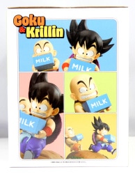 Bandai Spirits Ichiban Kuji Dragon Ball Fantastic Adventure 2 A-Prize Son Goku& Krilin Milk Delivery Figure image 1
