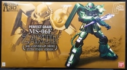반다이 1/60 모빌슈트 건담 MS-06F 자쿠 II (엑스트라 피니시 버전) / 건플라 30주년