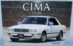 Aoshima 1/24 The Model Car Nissan Y31 Cima Type II Limited `90 31 圖片 1