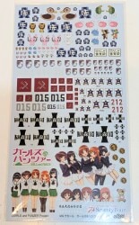Model Kasten 1/35 Scale GIRLS und PANZER MG decal Vol.1 GD-01 圖片 1