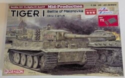 DRAGON 1/35 WW.II German Tiger I Mid-Production with Zimmerit Coating, Otto Carius (Marinava) image 1