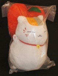 The SPIRITS BANDAI Ichiban Kuji Natsume's Book of Friends Nyanko-Sensei kitchen B-Prize belly full Nyanko-Sensei Plush Stuffed Toy image 1
