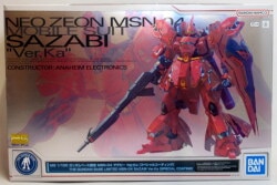 Bandai Spirits MG 1/100 Bandai Namco version Sazabi ver.Ka Special Coating / 15+ marking รูปภาพ 1