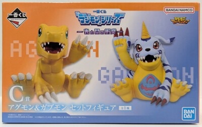 Bandai Spirits Ichiban Kuji "Digimon"series Clash of Light and Darkness C-Prize Agumon & Gabumon Set Figure