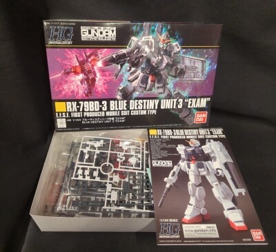 Bandai HGUC 1/144 Mobile Suit Gundam Gaiden : The Blue Destiny - Blue Destiny Unit 3 EXAM 209