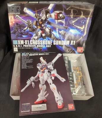 Bandai HGUC 1/144 Mobile Suit Crossbone Gundam Crossbone-Gundam X1 187