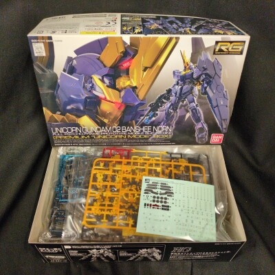 Bandai RG 1/144 Mobile Suit Gundam Unicorn RX-0 [N] Unicorn Gundam 2nd Unit Banshee Norn [Premium `Unicorn Mode` Box 27-SP