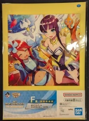 Bandai Spirits Ichiban Kuji Pokemon Masters EX 7th Anniversary F-Prize: Skyla & Swanna & Sygna Suit Elesa & Rotom Pokemon Masters Art Clear Poster