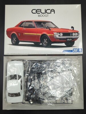 Aoshima 1/24 The Model Car Toyota TA22 Celica 1600GT '72 36 Bild 1