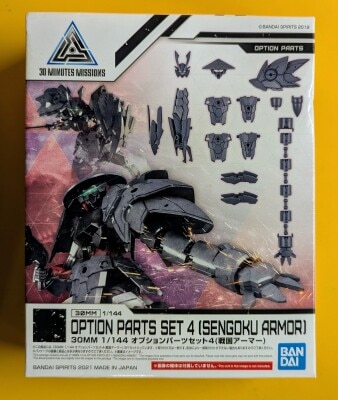Bandai 30 MINUTES MISSIONS Option Parts set 4 (Sengoku Armor) W10