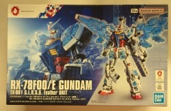 반다이 스피릿츠 1/144 스케일 오사카 간사이 엑스포 건담 넥스트 퓨처 파빌리오 RX-78F00/E 건담 (EX-001 그래스 페더 장착)