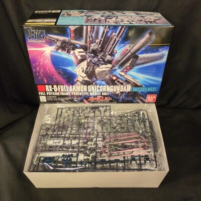 반다이 HGUC 1/144 모빌슈트 건담 유니콘 풀 아머 유니콘 건담 유니콘 모드 156