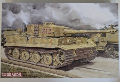 DRAGON 1/35 WW.II German Tiger I Late Production Type Normandy 1944 Magic Tracks/Aluminum Gun