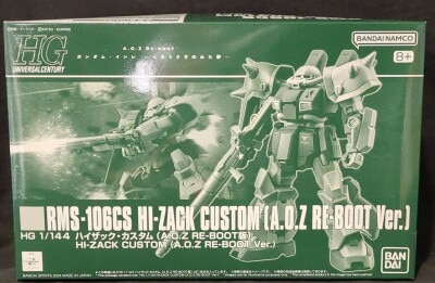 HG 1/144 Gundam Inray Black Rabbit's Dream Hizack Custom A.O.Z Re-Boot Ver. image 1