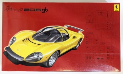 Fujimi Mokei 1/24 Real Sports Car Dino 206GT RS76