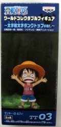 Banpresto WCF One Piece Emoji Tank Top Ver. TT03 Monkey D Luffy