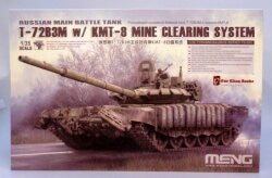MENG MODEL 1/35 TYRANNOSAURUS SERIES Russian T-72B3M Main Battle Tank w/KMT-8 Mine Disposal Equipment TS-053