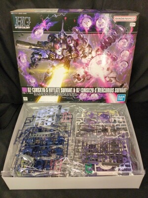 Bandai Spirits HG AFTER COLONY 1/144 Mobile Suit Gundam Wing DUAL STORY G-UNIT Vayeate Suivant& Mercurius Suivant