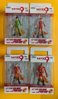 バンプレスト サイボーグ009 アクションソルジャーフィギュア02 全4種セット 画像 1